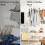 Mobile Garment Rack on Wheels Portable Clothes Rack Double Side-Hook 3