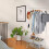 Mobile Garment Rack on Wheels Portable Clothes Rack Double Side-Hook 2