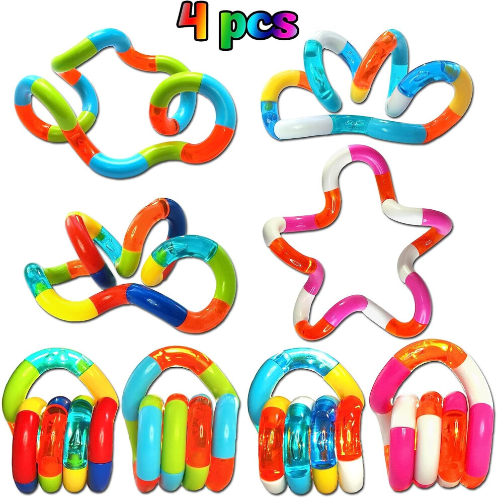 4PCS relaxation therapy for children and adults, sensory toys for stress relief and anti anxiety, brain imagination tools, stress relief toys,