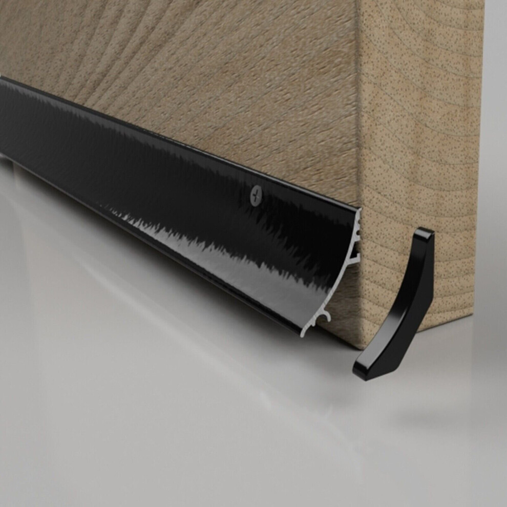 Photos - Other for Repair Black Door Rain Deflector 32mm With Caps Face Fixed Bottom Door Strip Stormguard 07SR0270914BL