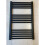 (500mm, Flat) York Black Towel Rails 1