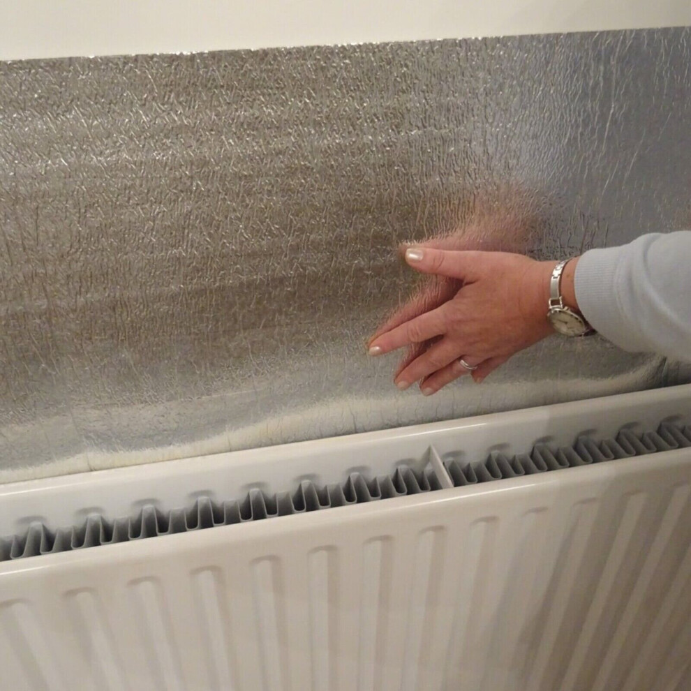 Radiator Heat Reflective Foam-Backed Insulation Foil 4M X 47Cm - Energy Saving Reflector (17685) 5017259017685
