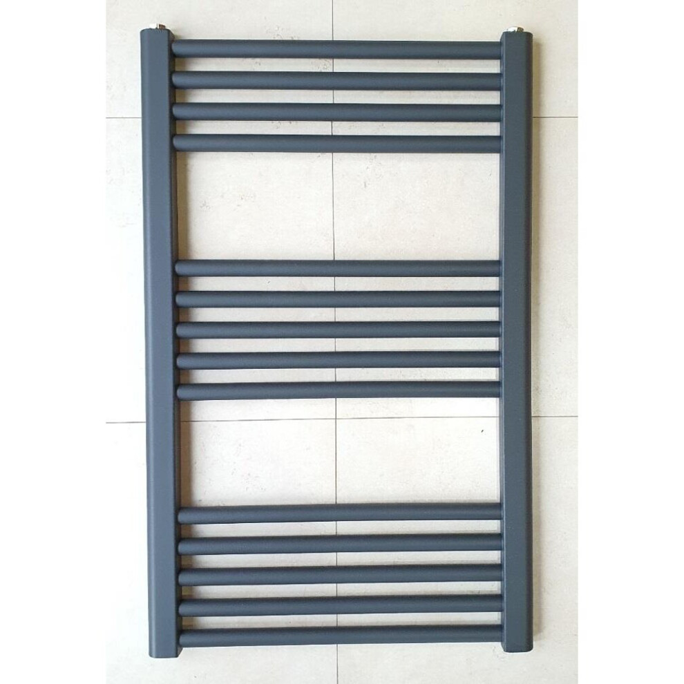 (500Mm, Curved) York Anthracite Flat/ Curved Towel Rails 5065000316464