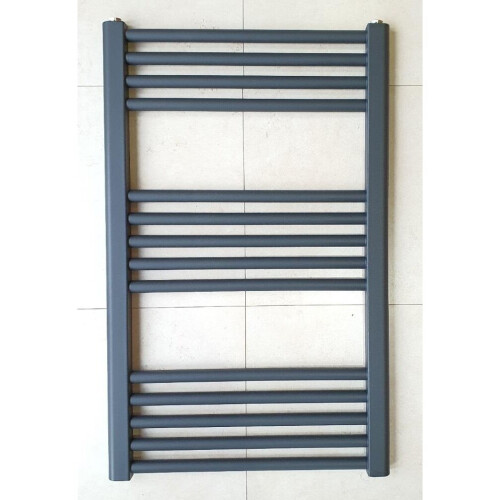 (500mm, Flat) York Anthracite Flat/ Curved Towel Rails