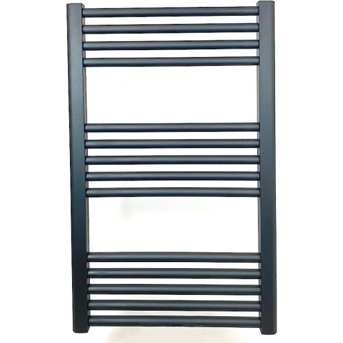 (500mm, Flat) York Anthracite Flat/ Curved Towel Rails 1