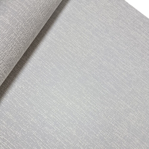 Plain Grey Textured Wallpaper HeavyWeight Embossed Thick Plain Linen Effect 2
