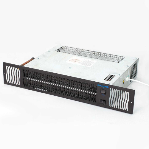 (Black, No) Diamond 900 Kitchen Plinth Heater