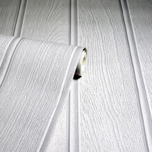Grey Faux Effect Wallpaper Tongue And Groove Style Painted Effect Wooden Panels