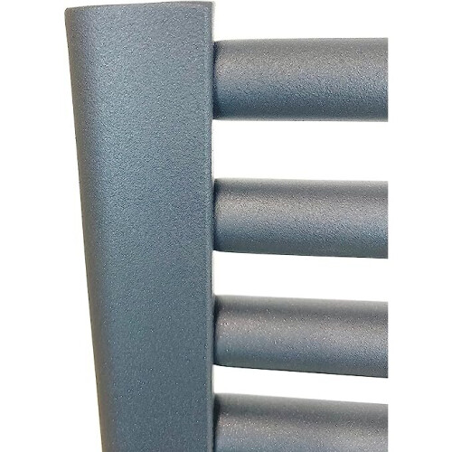 (500mm, Flat) York Anthracite Flat/ Curved Towel Rails 2