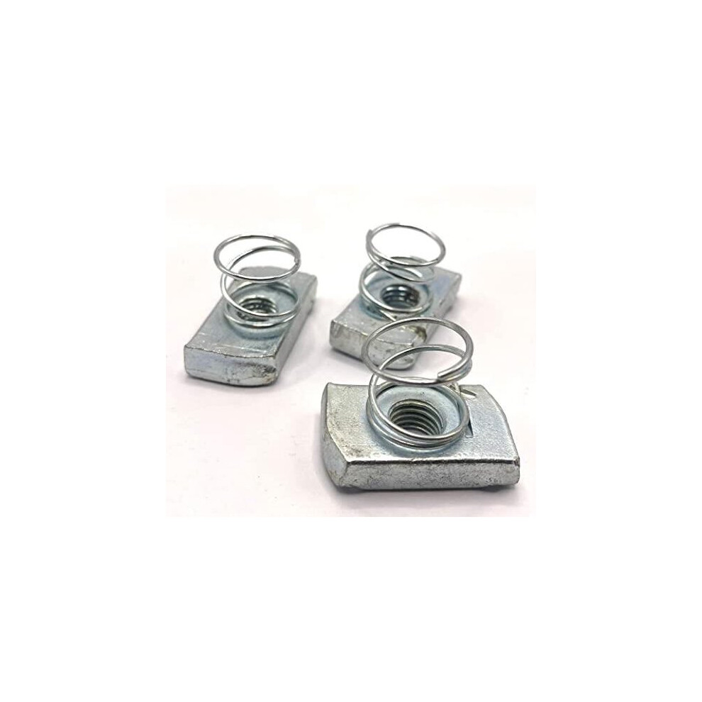 Zinc Plated Short Spring Channel Nut M10 - 10 Pack 5065000317119