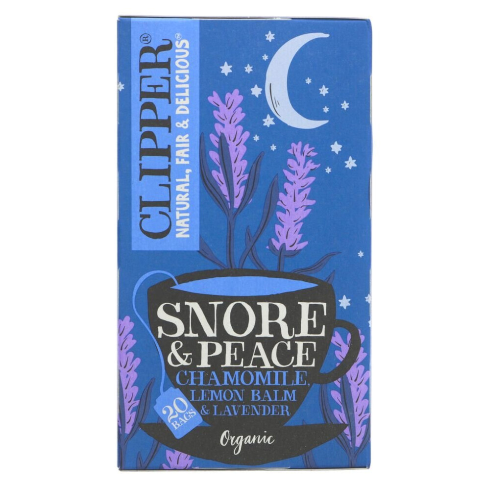 Clipper Snore & Peace 20 Bags (Pack Of 4 )