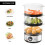 Quest 3 Layer Compact Food Steamer Stainless Steel 3