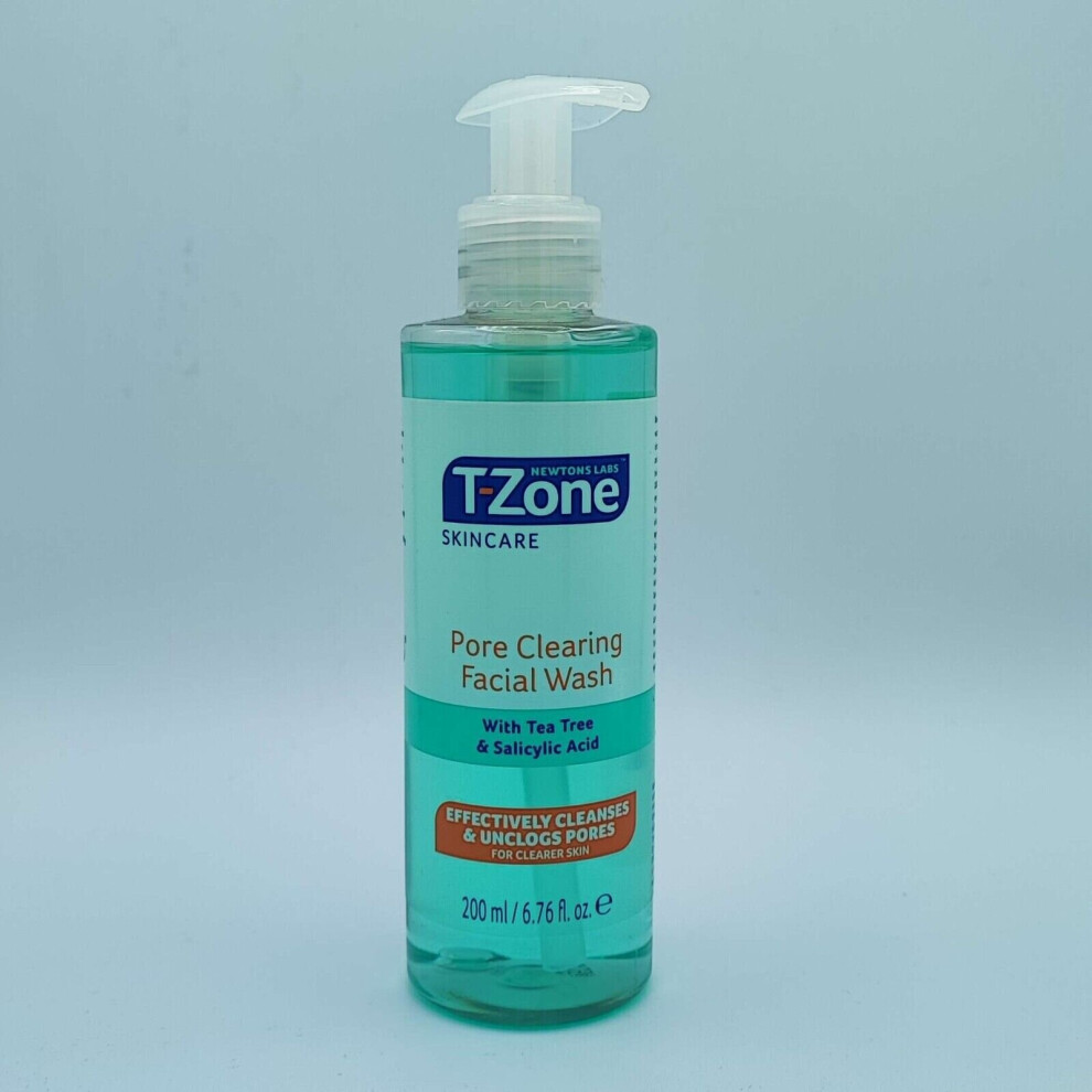 T-Zone Newtons Labs Pore Clearing Facial Wash 200 Ml / 6.76 Fl.oz