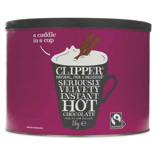 Clipper Clipper Instant Hot Chocolate  1kg ( pack of 4 )