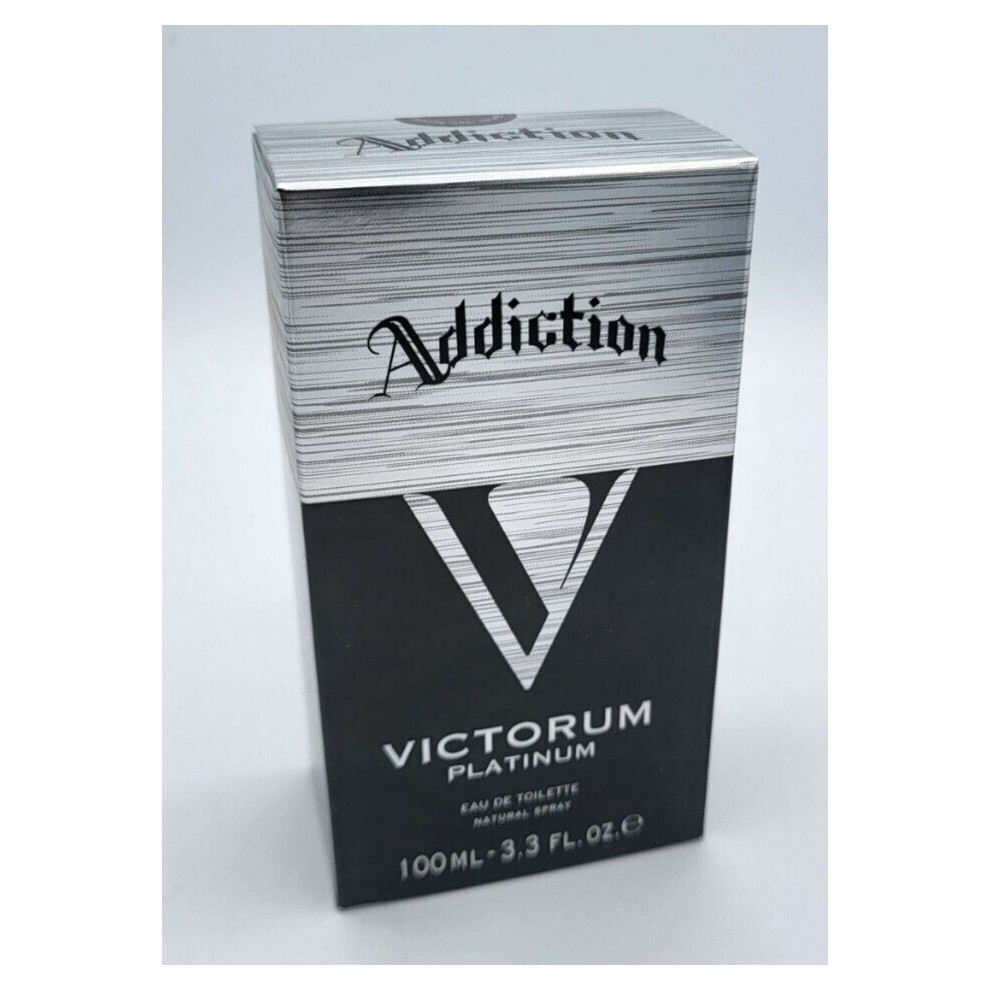 Addiction Victorum Platinum Eau De Toilette Aftershave 100ml