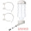 400ml drip-free pet water bottle with automatic water feed (white) 3