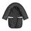 Extra Soft Head and Neck Support Pillow and Seat Belt Cover, (Black) 1
