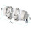 400ml drip-free pet water bottle with automatic water feed (white) 4