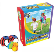 Grafix Fun Outdoors Target Heads Ball Garden Beach Game 2 Player Family Children Fun Indoor Outdoor Exercise