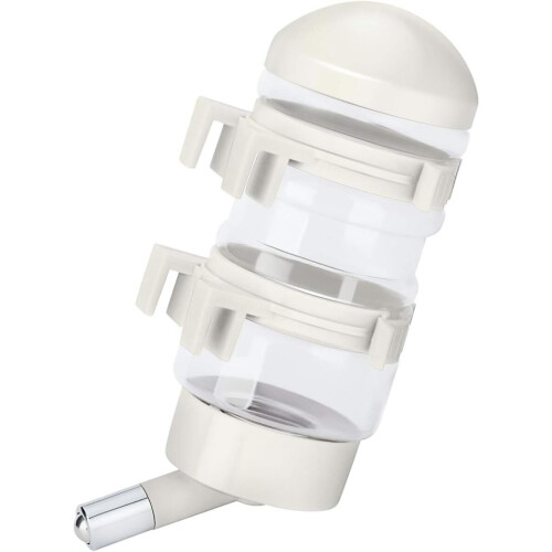 400ml drip-free pet water bottle with automatic water feed (white) 1