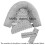Infant Head Support and Carrier Cover, Head Support Pillow (Grey) 3