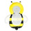 Stroller Cushion, Car Seat Insert Liner Support Pad (Bee) 2