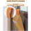 Solid Beech Door Stop Wedges, Anti-Slip Door Stop Wedges (2 pcs) 5