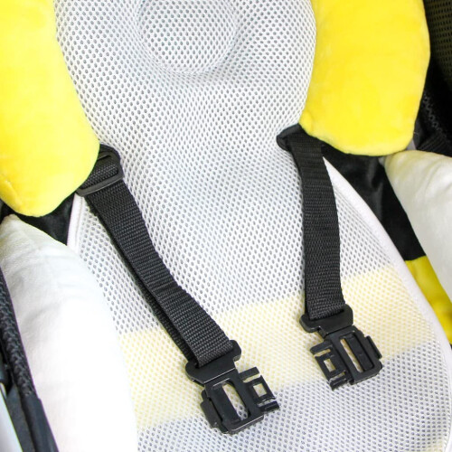 Stroller Cushion, Car Seat Insert Liner Support Pad (Bee) 2