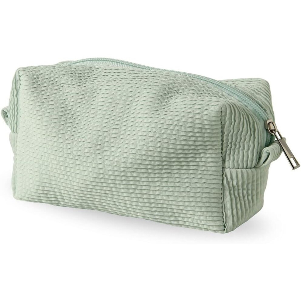 Gopatriot Memory Green Versatile Solid Color Cosmetic Bag (Green)