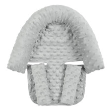 Infant Head Support and Carrier Cover, Head Support Pillow (Grey)