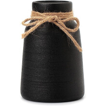 Black Vase - Flower Decoration Shelf Decoration Ceramic Vase