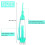 Dental Water Floss Hand Pump Low Pressure Irrigator (Green) 3