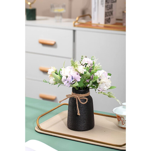 Black Vase - Flower Decoration Shelf Decoration Ceramic Vase 2