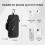 Phone Holder, Small Messenger Shoulder Holster Bag with Arm Strap (6.7", Black) 4