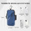 Phone Holder, Small Messenger Shoulder Holster Bag with Arm Strap (6.7", Blue) 4