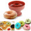 4 Pack DIY Donut Mold Plastic Cutter Baking Tools 3