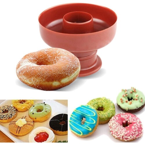 4 Pack DIY Donut Mold Plastic Cutter Baking Tools 2