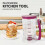 Batter separator cream mixer cups measuring baking tool (purple) 3