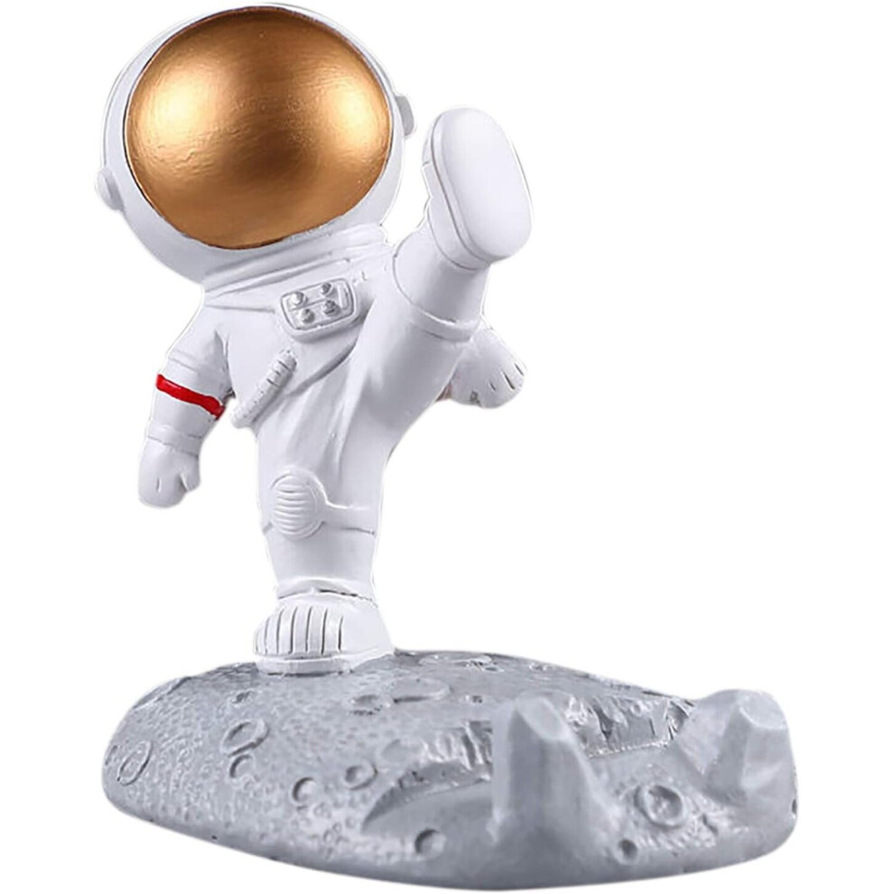 Astronaut Phone Holder Astronaut Phone Holder (, Kick Pose) Gold 9174082311260