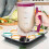 Batter separator cream mixer cups measuring baking tool (purple) 4
