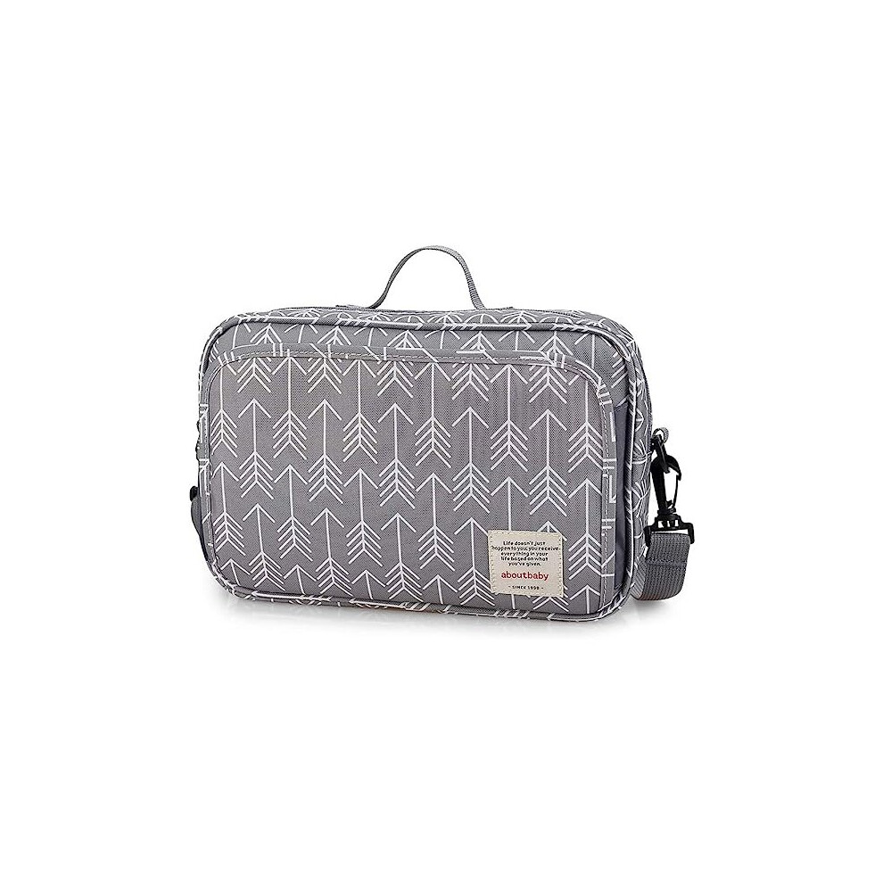 Baby Diaper Bag Trolley Bag ( Arrow) Gray Gopatriot Memory