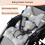 Toddler Car Seat Insert, Car Seat Neck Support, Star 3