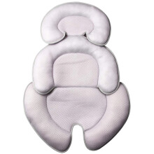 Toddler Head and Body Support Pillow, Car Seat & Stroller Seat Cushion (Purple)