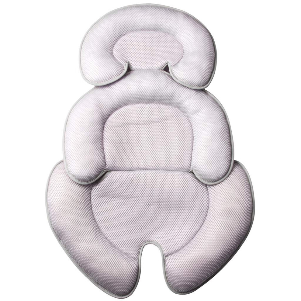 Gopatriot Memory Toddler Head And Body Support Pillow, Car Seat & Stroller Seat Cushion (Purple) Purple