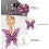 Butterfly Keychain Pendant Alloy Keychain Pendant (Purple) 5