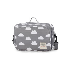Baby Diaper Bag Trolley Bag (Grey Cloud)