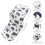 Stroller Rest Universal Breathable Stroller Mat 34x78cm 1 Pack (Black Bear) 4
