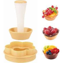 Tart Shell Mold, Pastry Dough Tamper Baking Tools