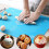 Silicone pastry baking mat, non-stick non-slip table mat 6