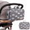 Baby Diaper Bag Trolley Bag (Grey Cloud) 3